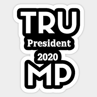 Trump The President 2020 T-Shirts Sticker